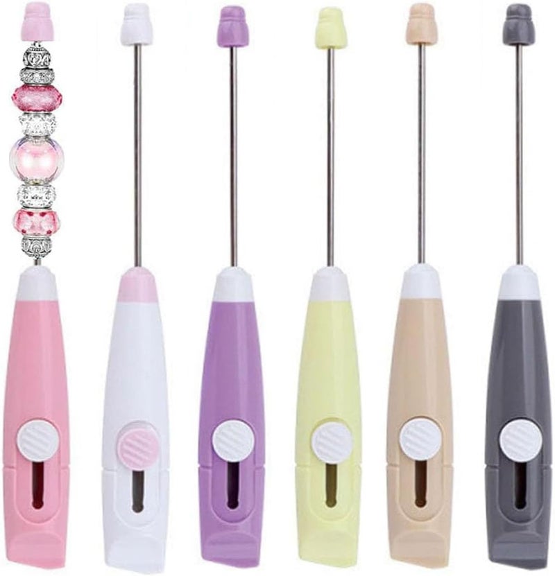 Frinnovan Beadable Letter Opener Blanks - Metal Envelope Slitter Mail Openers with Beaded Design Colorful (6 Colors 1, 6 Pack) - Image 1